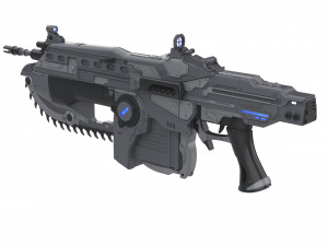 Lancer - Gears of War - Printable - STL files 3D 프린트 모델