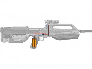 BR55 - Halo - 印刷可能 - STL ファイル 3Dプリントモデル