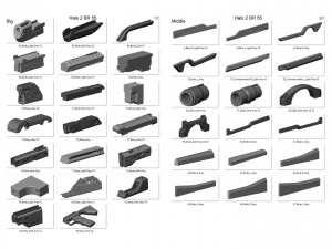 BR55 - Halo - Printable - STL files Modèles 3D en vedette