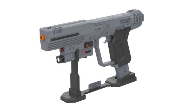 M6C Socom - Halo - Printable - STL files 3D Print Model .c4d .max .obj .3ds .fbx .stl .blend 