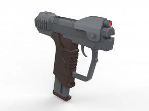 M6D Magnum - Halo - Printable - STL files 3D Print Model