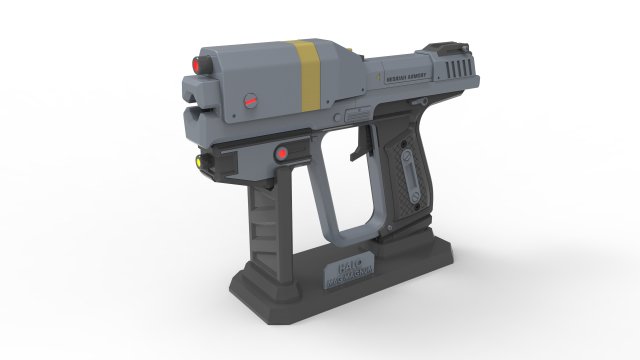 M6G Magnum - Halo - Printable - STL files 3D 프린트 모델 .c4d .max .obj .3ds .fbx .stl .blend 