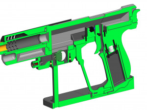 M6H2T Magnum - Halo - Printable - STL files 3D Print Model