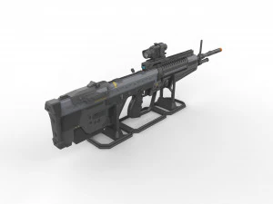 M392 Rifle - Halo - Printable - STL files 3D Print Model