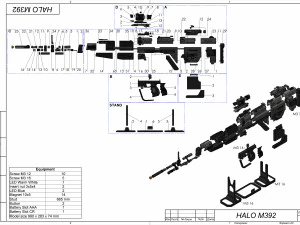 M392 Rifle - Halo - Printable - STL files 3D Print Model