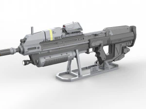 Винтовка MA37 - Halo - Для печати - Файлы STL 3D Принт Модель