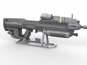 MA37 Rifle - Halo - Printable - STL files Modelo de Impressão 3D