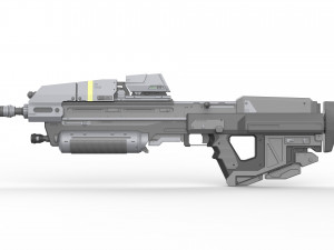 MA37 Rifle - Halo - Printable - STL files Modelo de Impressão 3D