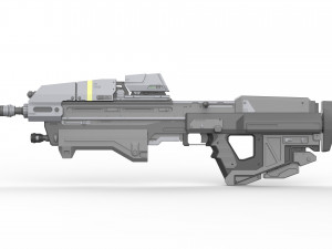 MA37 Rifle - Halo - Printable - STL files Modelo de Impressão 3D