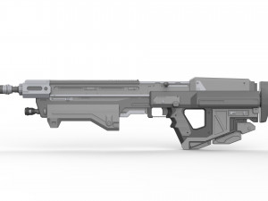 MA37 Rifle - Halo - Printable - STL files Modelo de Impressão 3D