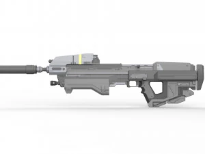 Гвинтівка MA37 - Halo - для друку - файли STL 3D Принт Модель