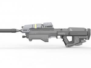 MA37 Rifle - Halo - Printable - STL files Modelo de Impressão 3D