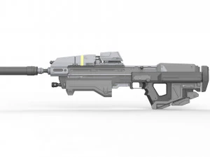 Гвинтівка MA37 - Halo - для друку - файли STL 3D Принт Модель