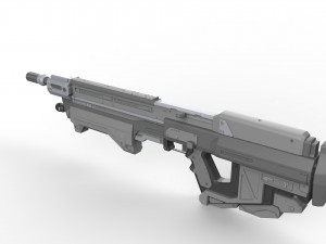 MA37 Rifle - Halo - Printable - STL files Modelo de Impressão 3D
