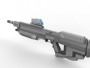 MA37 Rifle - Halo - Printable - STL files Modelo de Impressão 3D