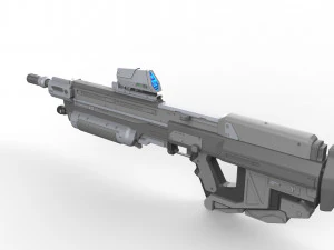 Гвинтівка MA37 - Halo - для друку - файли STL 3D Принт Модель