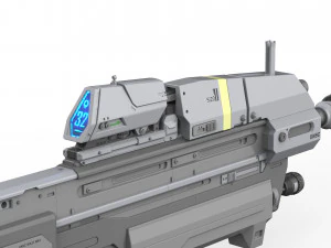 Гвинтівка MA37 - Halo - для друку - файли STL 3D Принт Модель
