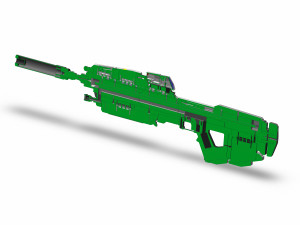 MA37 Rifle - Halo - Printable - STL files Modelo de Impressão 3D