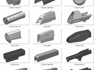 MA37 Rifle - Halo - Printable - STL files Modelo de Impressão 3D