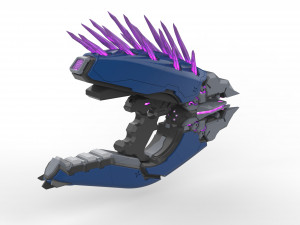 Needler - Halo Infinite - Printable - STL files Modelo de Impressão 3D