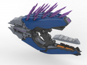 Needler - Halo Infinite - Printable - STL files Modelo de Impressão 3D
