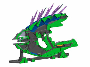 Needler - Halo Infinite - Para impress&atilde;o - Arquivos STL Modelo de Impressão 3D