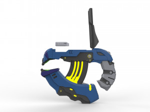 H2A Plasma Pistol - Halo - Printable - STL files 3D Принт Модель