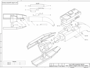 Lex Luthor Quantum Device - Justice League - Printable - STL files 3D Print Model