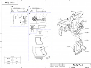 Multi-tool - No Mans Skye - Printable - STL files Modelo de impresión 3D