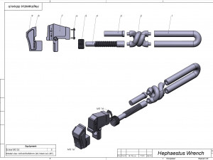 Hephaestus Wrench - Prey - Printable - STL files 3D प्रिंट मॉडल