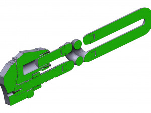 Hephaestus Wrench - Prey - Printable - STL files 3D प्रिंट मॉडल