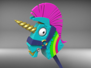 Rainbow Smash Unicorn - Fortnite - Printable - STL files 3D प्रिंट मॉडल