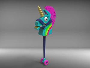 Rainbow Smash Unicorn - Fortnite - Printable - STL files 3D Print Model