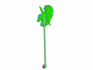 Rainbow Smash Unicorn - Fortnite - Printable - STL files 3D प्रिंट मॉडल