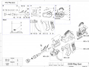 MK1 Ray Cannon - Call of Duty - Printable - STL files 3D Print Model