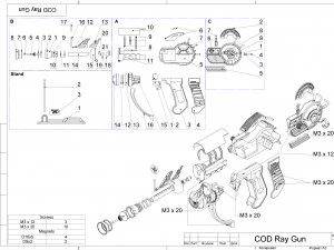 MK1 Ray Cannon - Call of Duty - Para impress&atilde;o - Arquivos STL Modelo de Impressão 3D