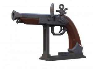 Sailor Pistol - Sea of Thieves - Printable - STL files Modèles 3D en vedette