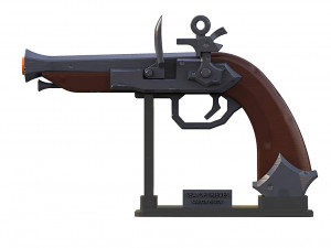 Sailor Pistol - Sea of Thieves - Printable - STL files Modèles 3D en vedette