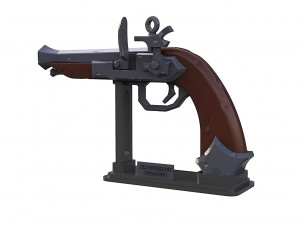 Sailor Pistol - Sea of Thieves - Printable - STL files Modèles 3D en vedette