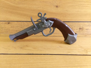 Sailor Pistol - Sea of Thieves - Printable - STL files Modèles 3D en vedette