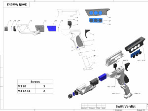 Swift Verdict - Destiny - Printable - STL files 3D Print Model