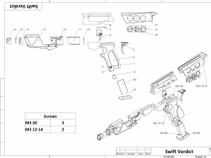 Swift Verdict - Destiny - Printable - STL files 3D Print Model