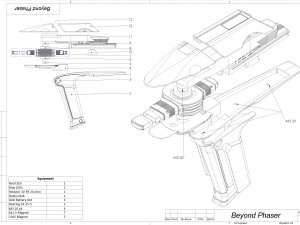 Beyond Phaser - Star Trek - Printable - STL files 3D Baskı Modeli