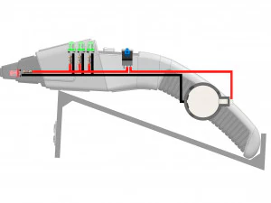 Boomerang Phaser - Star Trek - Printable - STL files 3D Print Model
