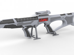 EVA Phaser Rifle - Star Trek - Printable - STL files 3D Baskı Modeli