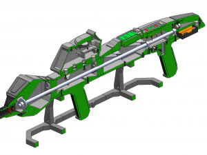 Rifle Phaser Tipo 3 de pr&oacute;xima gera&ccedil;&atilde;o - Star Trek - Para impress&atilde;o - Arquivos STL Modelo de Impressão 3D