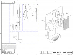 Communicator - Star Trek III - Printable - STL files 3D Print Model