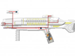 Starfleet Phaser Rifle - Star Trek Discovery - Printable - STL files Model Cetak 3D