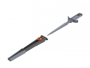Terran Empire Dagger - Star Trek - Printable - STL files Model Cetak 3D