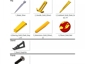 Terran Empire Dagger - Star Trek - Printable - STL files Model Cetak 3D